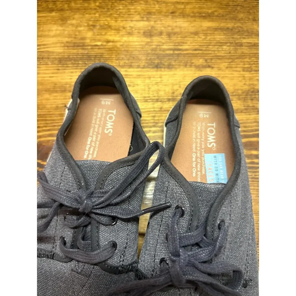 Toms Black Sneakers Men's Size 9‎